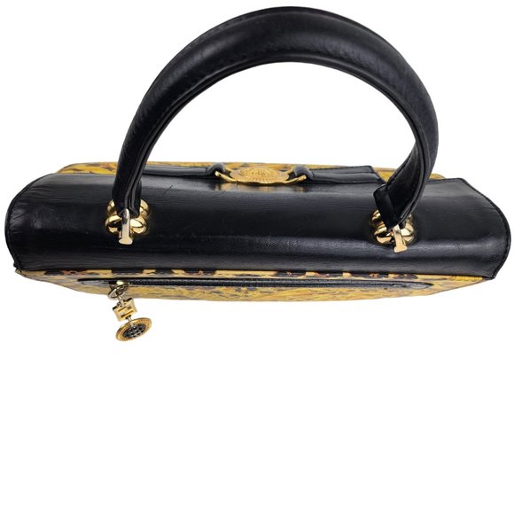 Versace Vintage Leopard Baroque Top Handle Bag - Picture 6 of 12